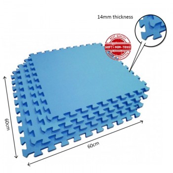 Non-Toxic EVA Puzzle Mat (Blue)  @24pcs